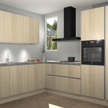 Vuren greeploze keuken Buenos Aires 102582