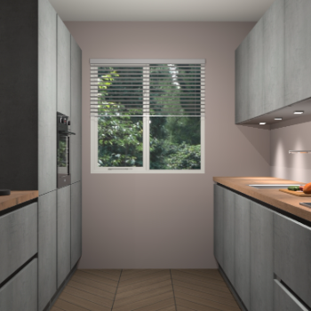 Beton Parelgrijs greeploze keuken Siena 101352