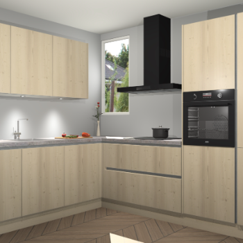 Vuren greeploze keuken Buenos Aires 102589