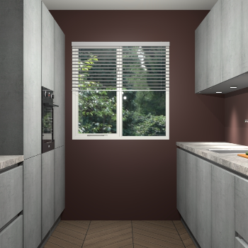 Beton Parelgrijs greeploze keuken Siena 101437