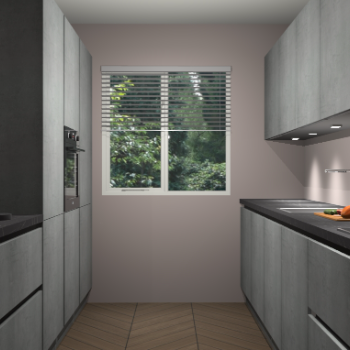 Beton Parelgrijs greeploze keuken Siena 101452