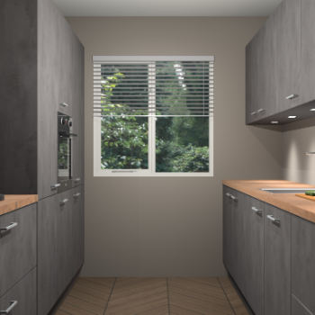 Beton Antraciet keuken Siena 101525