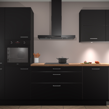 Zwarte keuken Parijs 101476