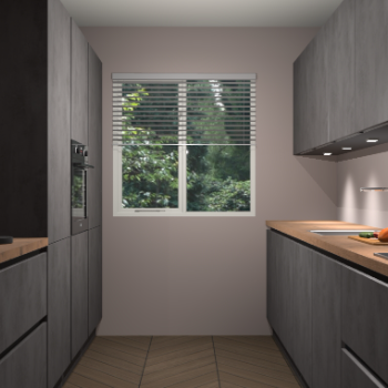 Beton Antraciet greeploze keuken Siena 101530