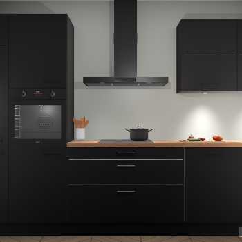 Zwarte keuken Parijs 101479