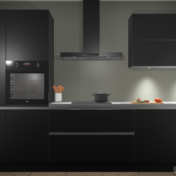 Zwarte greeploze keuken Parijs 101520