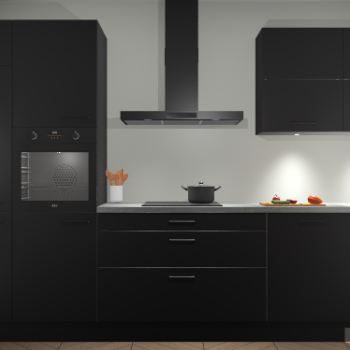 Zwarte keuken Parijs 101521