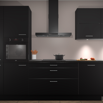 Zwarte keuken Parijs 101542