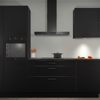 Zwarte keuken Parijs 101544