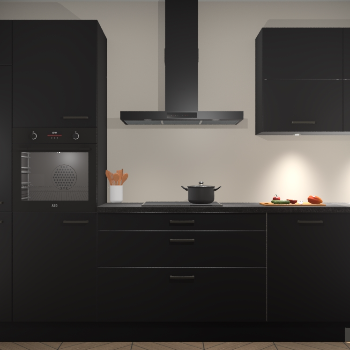 Zwarte keuken Parijs 101545