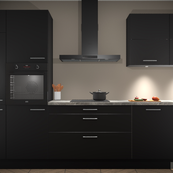 Zwarte keuken Parijs 101566