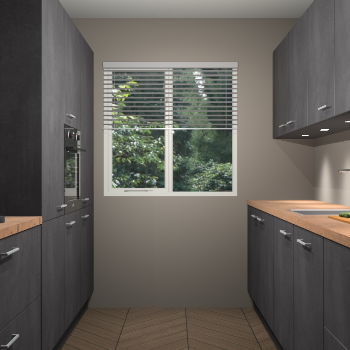 Beton Zwarte keuken Siena 101977