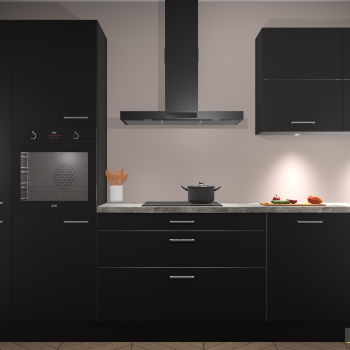 Zwarte keuken Parijs 101567