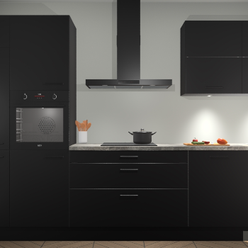 Zwarte keuken Parijs 101571