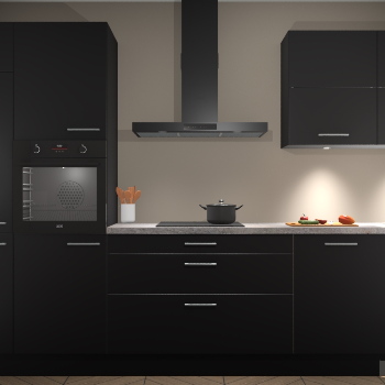 Zwarte keuken Parijs 101583