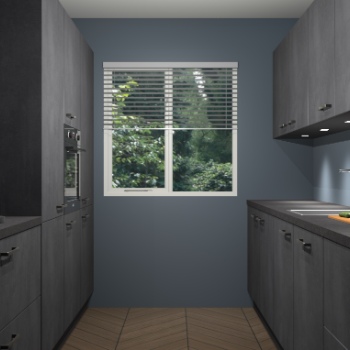 Beton Zwarte keuken Siena 102072