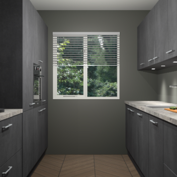 Beton Zwarte keuken Siena 102099