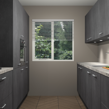 Beton Zwarte keuken Siena 102100