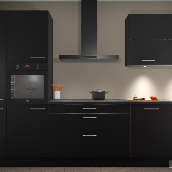 Zwarte keuken Parijs 101604