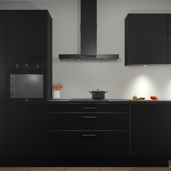 Zwarte keuken Parijs 101607