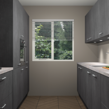 Beton Zwarte keuken Siena 102114