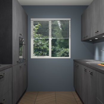 Beton Zwarte keuken Siena 102123