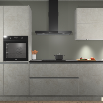 Beton Opaal greeploze keuken Parijs 101852