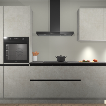 Beton Opaal greeploze keuken Parijs 101855