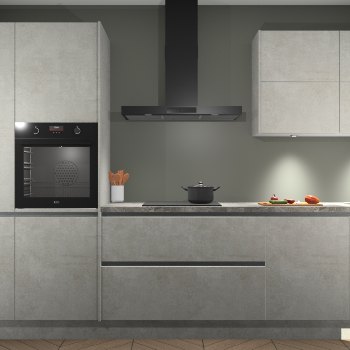 Beton Opaal greeploze keuken Parijs 101881