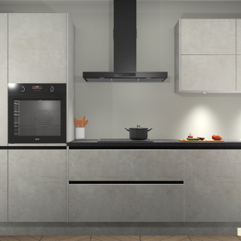 Beton Opaal greeploze keuken Parijs 101909