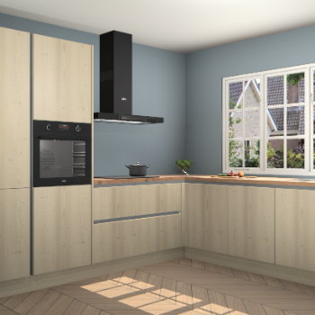 Vuren greeploze keuken Casablanca 102677