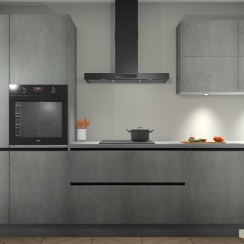 Beton Parelgrijs greeploze keuken Parijs 102000