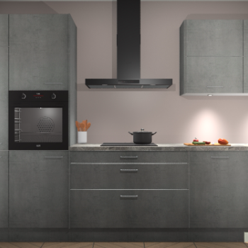 Beton Parelgrijs keuken Parijs 102020