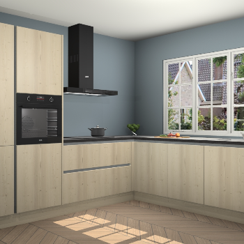 Vuren greeploze keuken Casablanca 102696