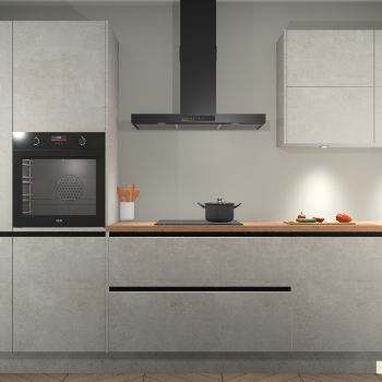 Beton Opaal greeploze keuken Parijs 101757