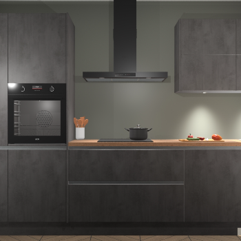 Beton Antraciet greeploze keuken Parijs 102051