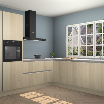 Vuren greeploze keuken Casablanca 102708