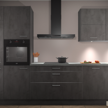 Beton Antraciet keuken Parijs 102075