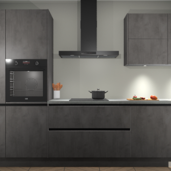Beton Antraciet greeploze keuken Parijs 102079