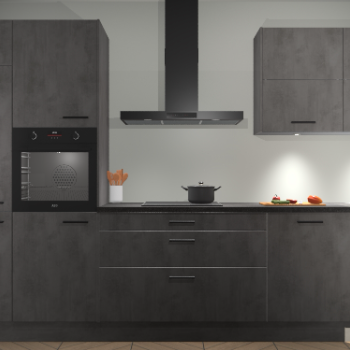 Beton Antraciet keuken Parijs 102112