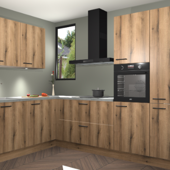 Goud Eiken keuken Buenos Aires 102817