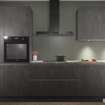 Beton Antraciet greeploze keuken Parijs 102127