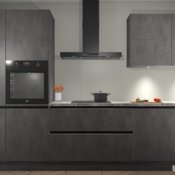 Beton Antraciet greeploze keuken Parijs 102130