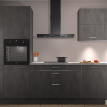 Beton Antraciet keuken Parijs 102143