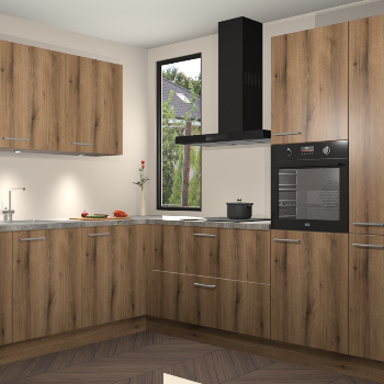 Goud Eiken keuken Buenos Aires 102828