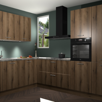 Goud Eiken keuken Buenos Aires 102829