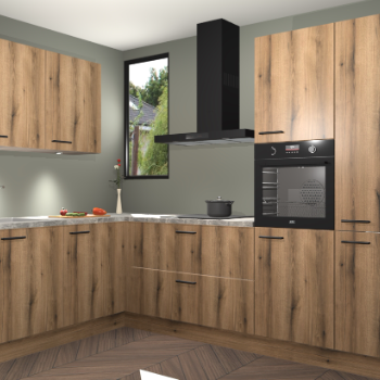 Goud Eiken keuken Buenos Aires 102831