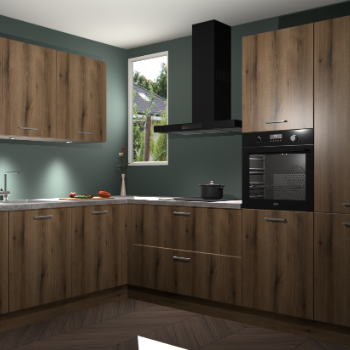 Goud Eiken keuken Buenos Aires 102836