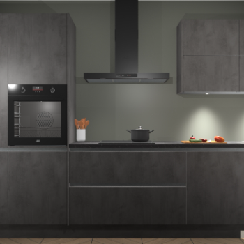 Beton Antraciet greeploze keuken Parijs 102157