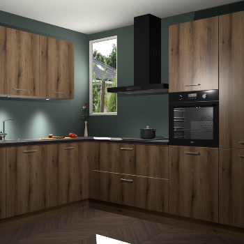 Goud Eiken keuken Buenos Aires 102929